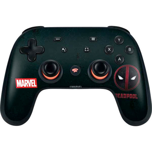 Marvel Deadpool Legacy Deadpool Logo Google Stadia Controller Skin